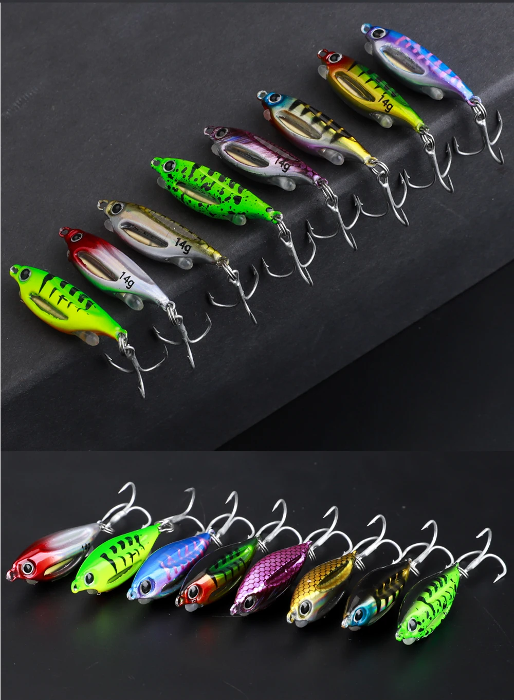 etal Jig Angelköder Gewichte 4g-20g Trolling Harter Köder Bass Angelköder Tackle Forelle Jigging Köder Jigs Salzwasserköder – Detail 9