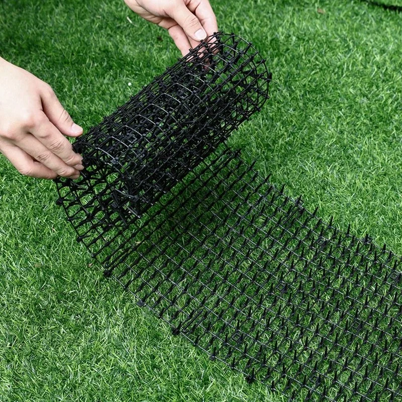 2M Garden Cat Scat Mats Repellent Mat Safety Trees Skewer Prickle Strips Spikes Prevent Dog Cat Mesh Plastic Spike Pet Products