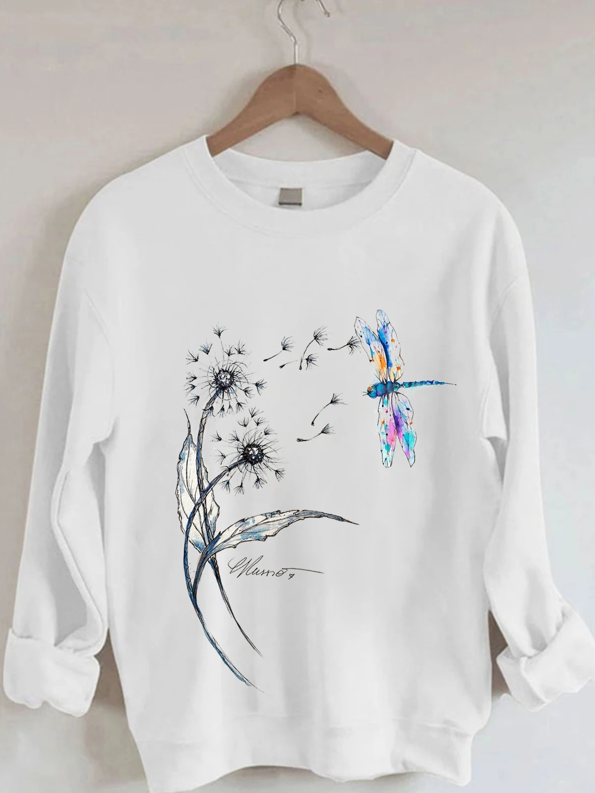 2024 New Autumn Fashion Tees Harajuku Long Sleeve Sweatshirts Women's Autumn Lazy Style Tops Clothing Oversize Pullover