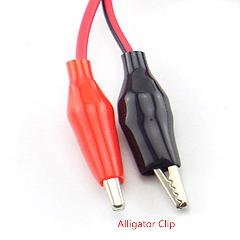 1 Pair Alligator Clip to AV 4mm Banana Plug Electrical Clamp Test Cable Lead Connectors For Multimeter Leads Cable Test Leads