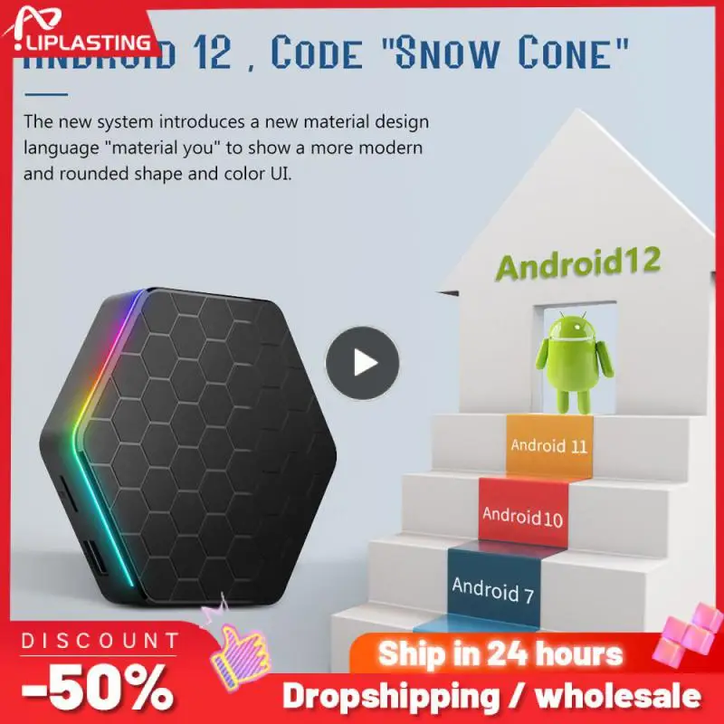 

Приставка Wifi6 с эффективной производительностью, 64 ГБ, Android T95z, приставка, приставка, Android 12,0, приставка, модный дизайн, 4 Гб