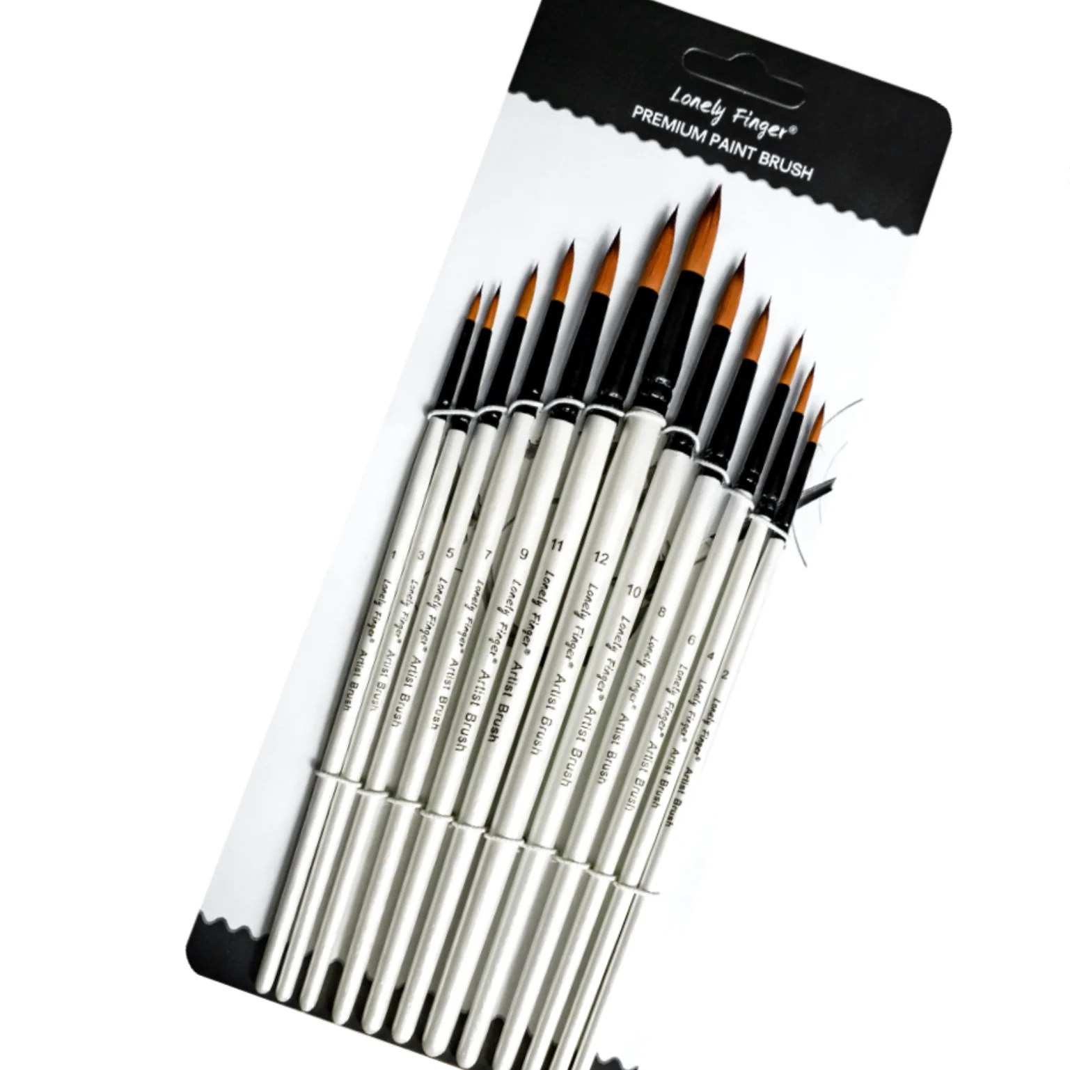 12 White Round