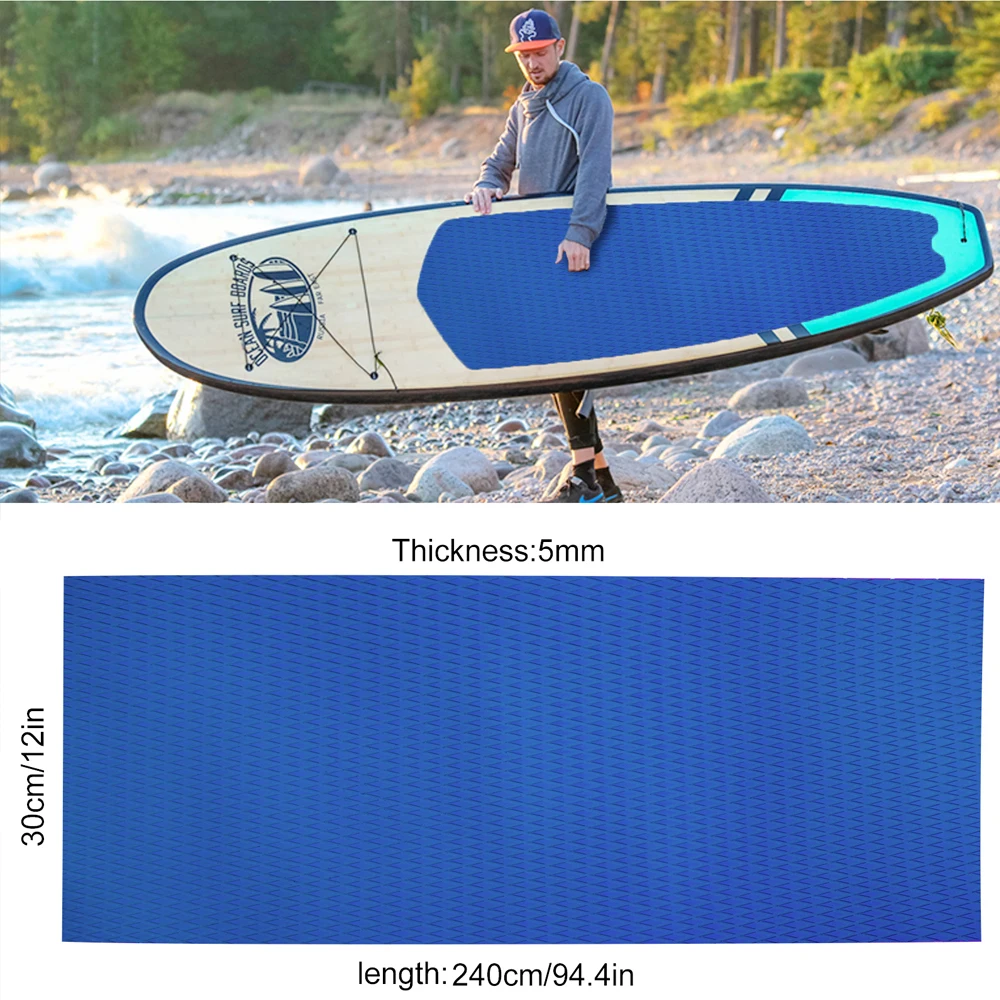 240*30cm Surfboard Pads DIY Non-Slip Mat Trimmable Sheet EVA for Boat Decks  Paddle Eva Foam Boat Flooring Accessories Supplies