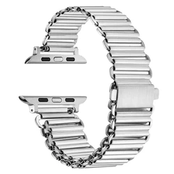Premium Stainless Steel Loop Watch Strap - 38mm - 40mm - 41mm (Silver)