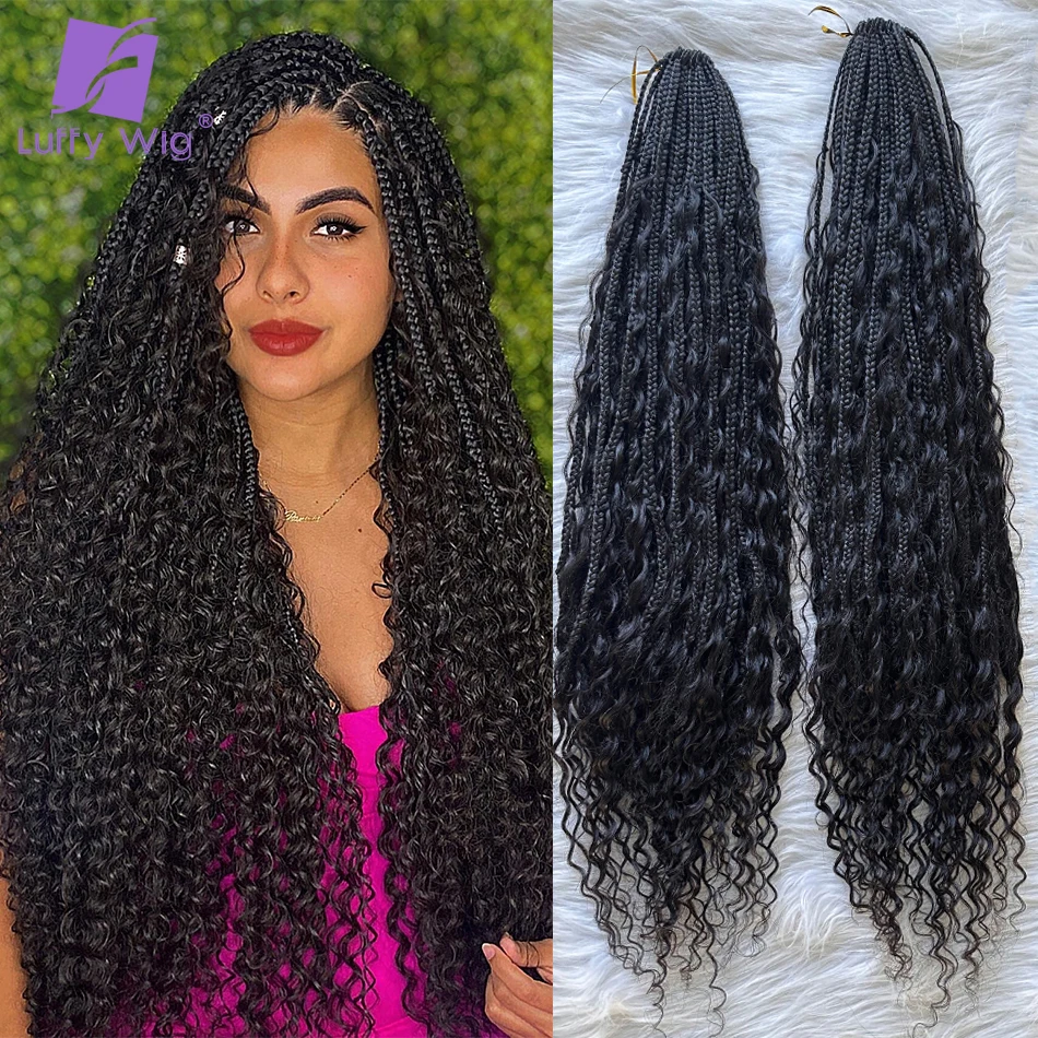  Crochet-Boho-Box-Braids-16-32-inch-Human-Hair-Pre-Looped-Synthetic ...