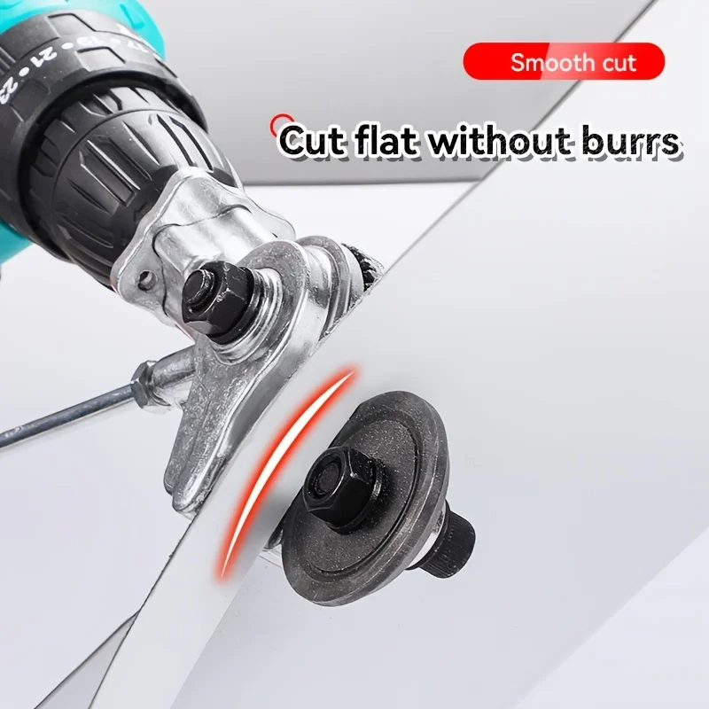 Electric Drill Plate Cutter, Power Tool Accessories Metal Drill Attachment Electric Cutter Power Tool Part for Cut