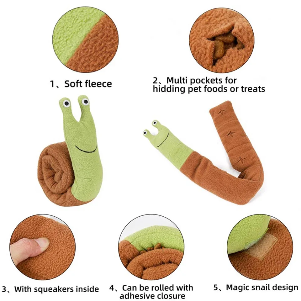 DualPet 개 장난감 Iq 치료 스니핑 교육 봉제 삐걱 거리는 개 장난감 박제 동물 인터랙티브 식품 퍼즐 게임 피더