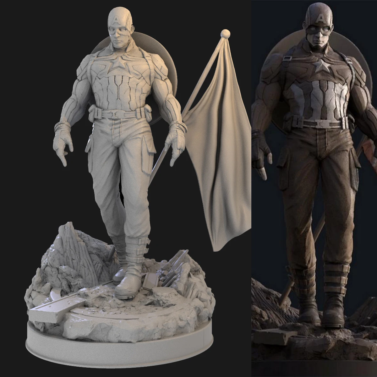 Resin Model Assembly Kit Unpainted Resin Model Resin Figure Model