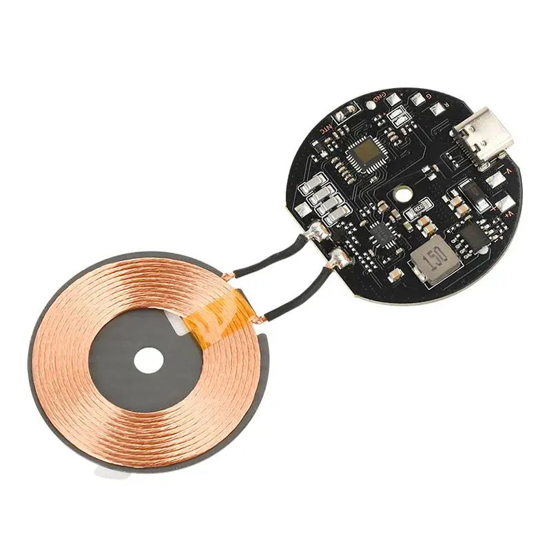 High-Speed 20W Wireless Charger Circuit Board, Mobile Phone Rapid Charging for Vehicles 12V/24V