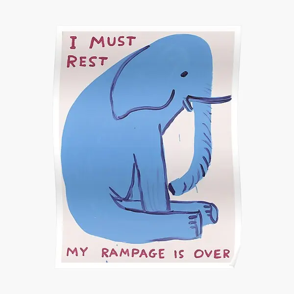 

Я должен отдохнуть, синий Фотофон, домашнее искусство, винтажный Настенный декор, забавная печать, картина, украшение для картины, Современная Настенная роспись без рамки