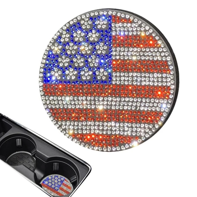 Cup Coasters For Car American Flag Absorbent Coaster Bling Cup