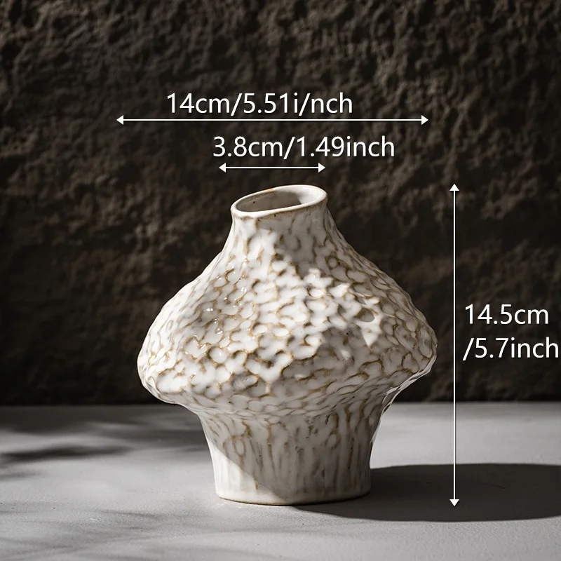 CAPIRON Nordic Ceramic Vase Pampas Grass Dried Flower Home Decoration Accessories Living Room Table Bookcase Porch Decor Bedroom 6