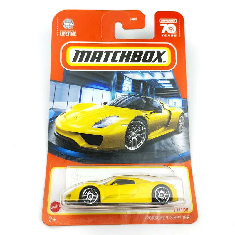 

2023 Matchbox Car PORSCHE 918 SPYDER 1/64 Metal Die-cast Model Collection Toy Vehicles