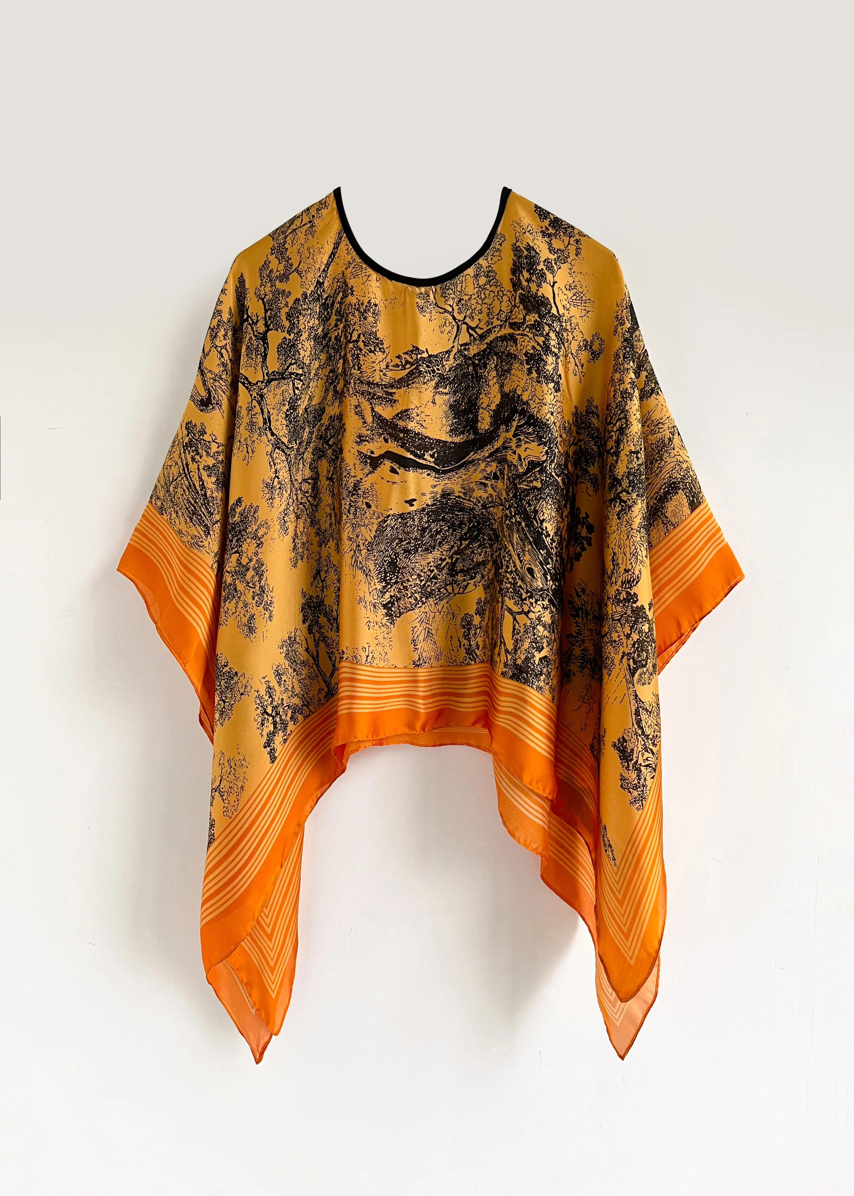 Poncho Pullover Shawl Sun Protection Scarf 2024 New Versatile Scarf Paired With Women's Loose Summer Sunscreen Leisure Clothi