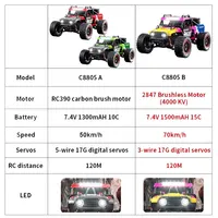 1:16 RC Car 4WD Brushless Electric High Speed Off-Road 2.4G Remote Control Cars Drift Monster Truck For Kid VS Wltoys 124016 Toy 2