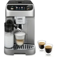 Magnifica Plus Fully Automatic Espresso Machine with Automatic Milk Frother for 18+ One Touch Recipes, Built-in Grinder 1