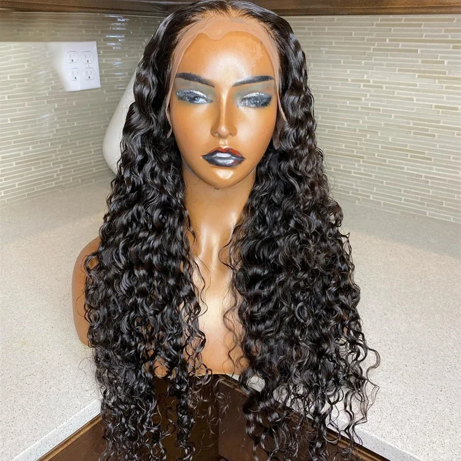 soft-180density-26“-long-natural-black-deep-wavecurly-lace-front-wig-for-women-babyhair-preplucked-heat-resistant-glueless-daily