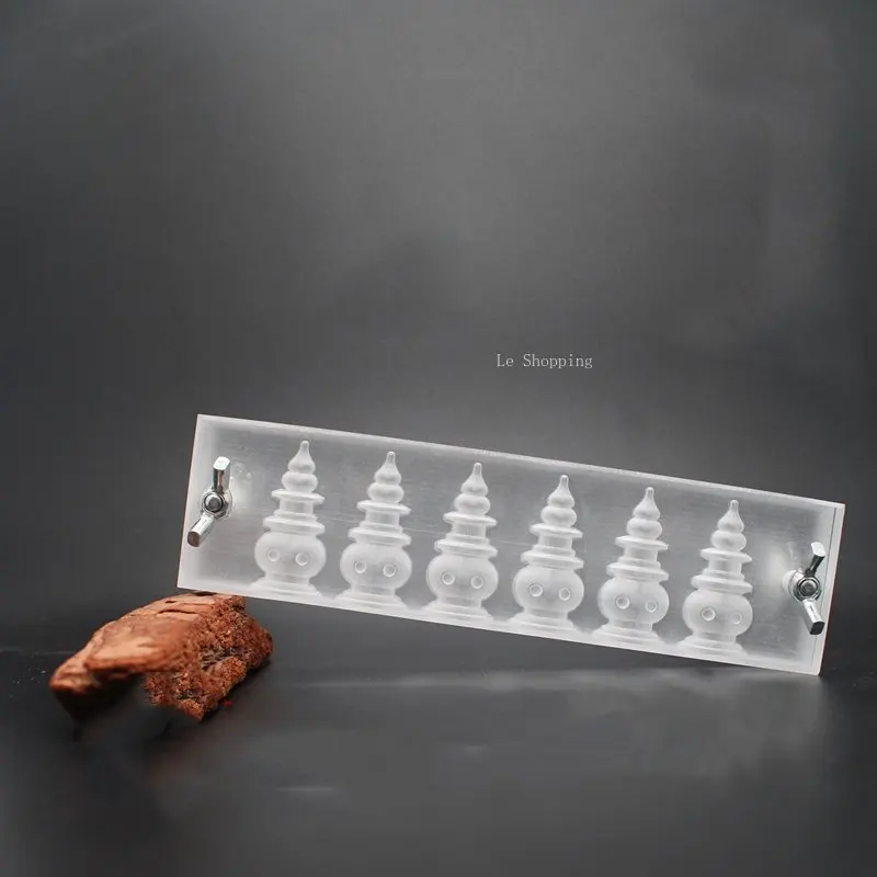 Reflow Tower Incense Making Mold Acrylic Incense Mold Backflow Burner Aromatherapy Meditation