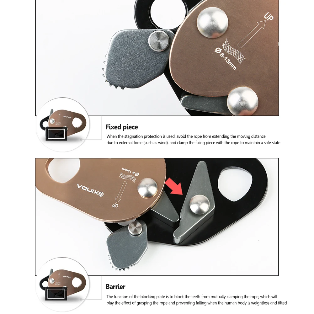 Self-Locking Climbing Descender 6