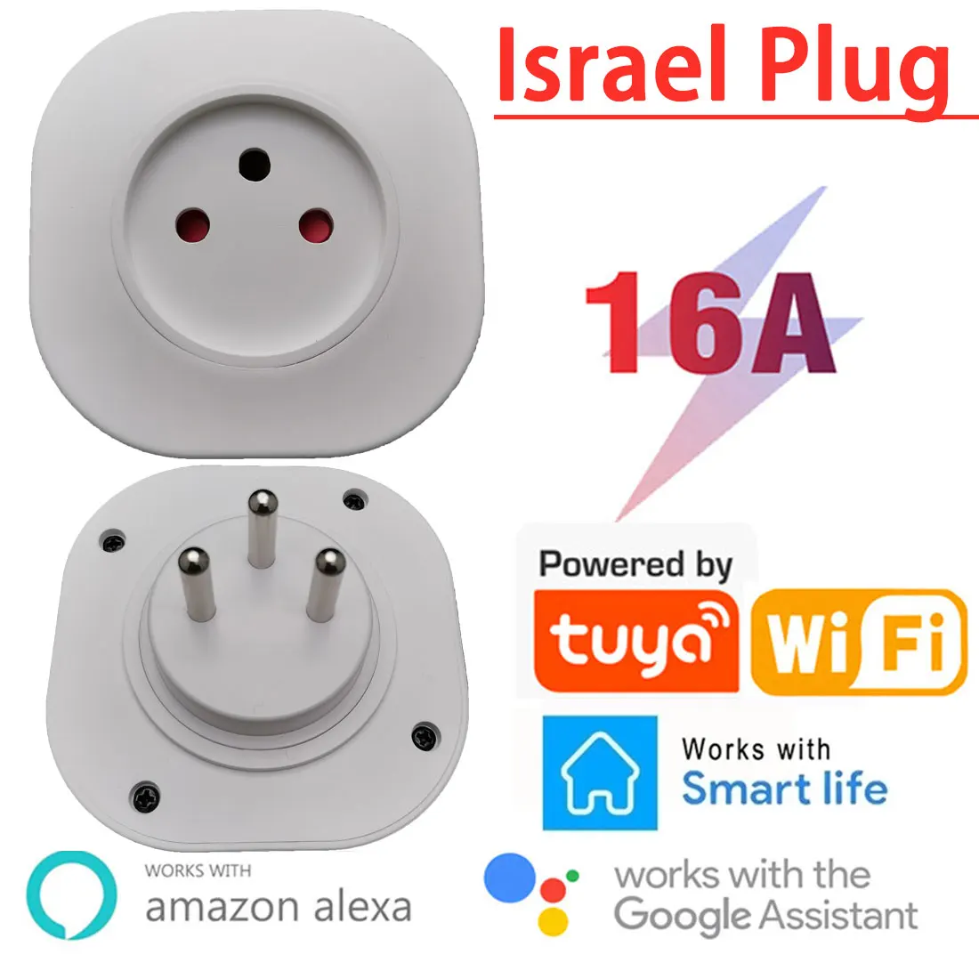 16A ̽ Ʈ Wifi  ÷ Ʈ Wifi   ܼƮ Alexa Google Ȩ ýƮ Tuya SmartLife APP Բ ۵