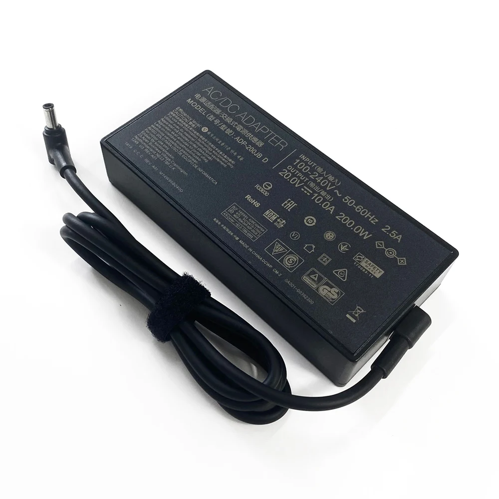 20V 10A 200W Laptop AC Adapter Charger for ASUS TUF Gaming A17 FA707RM  FA706QR F15 FA506QM FX505GM,Dash FX516PM FX517ZR TUF516PE