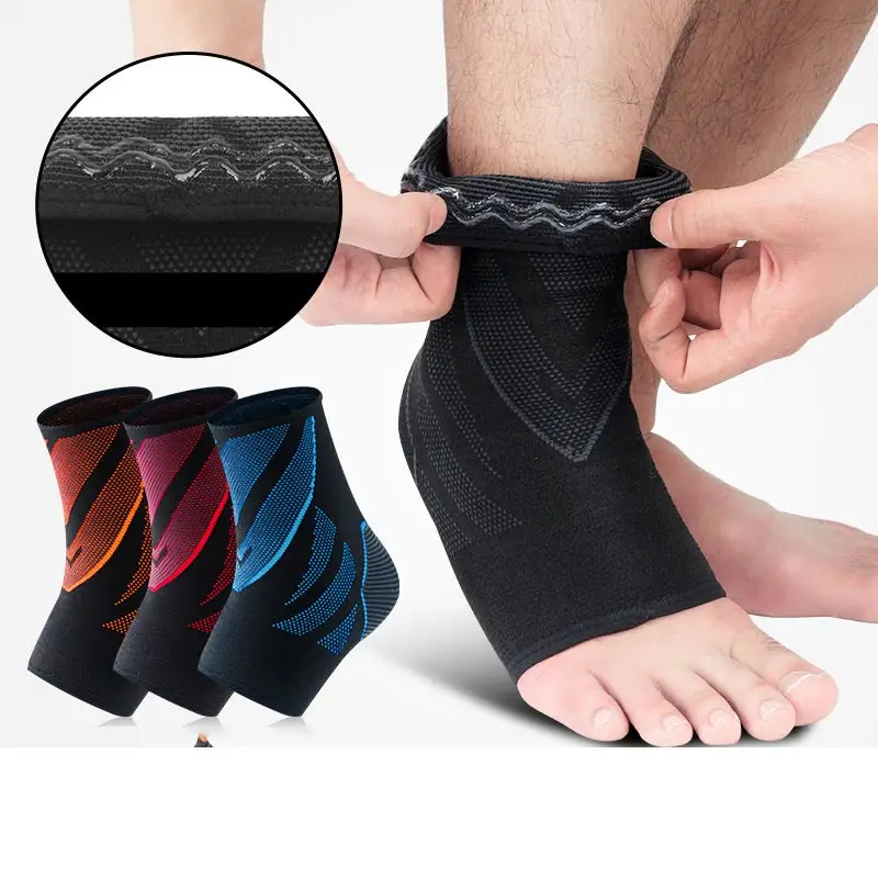

2Pcs Sport Ankle Brace Compression Sleeve Breathable Foot Socks Injury Recovery Joint Pain Basketball Football Ankle Protection