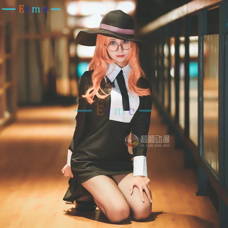 

Anime SPY FAMILY Cosplay Costume Fullmetal Lady Handler Sylvia Sherwood Cosplay Dress Suit with Hat Halloween Carnival Uniforms