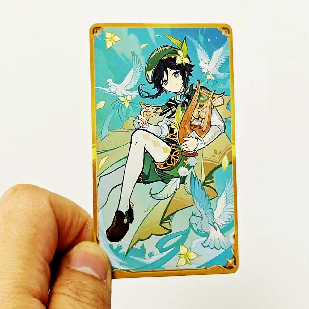 9*5cm TCG Cards Toy Genshin Impact 65 Pcs Cards Cyno Yoimiya Sangonomiya Cosplay Deck Board Game Character Card Collection 5