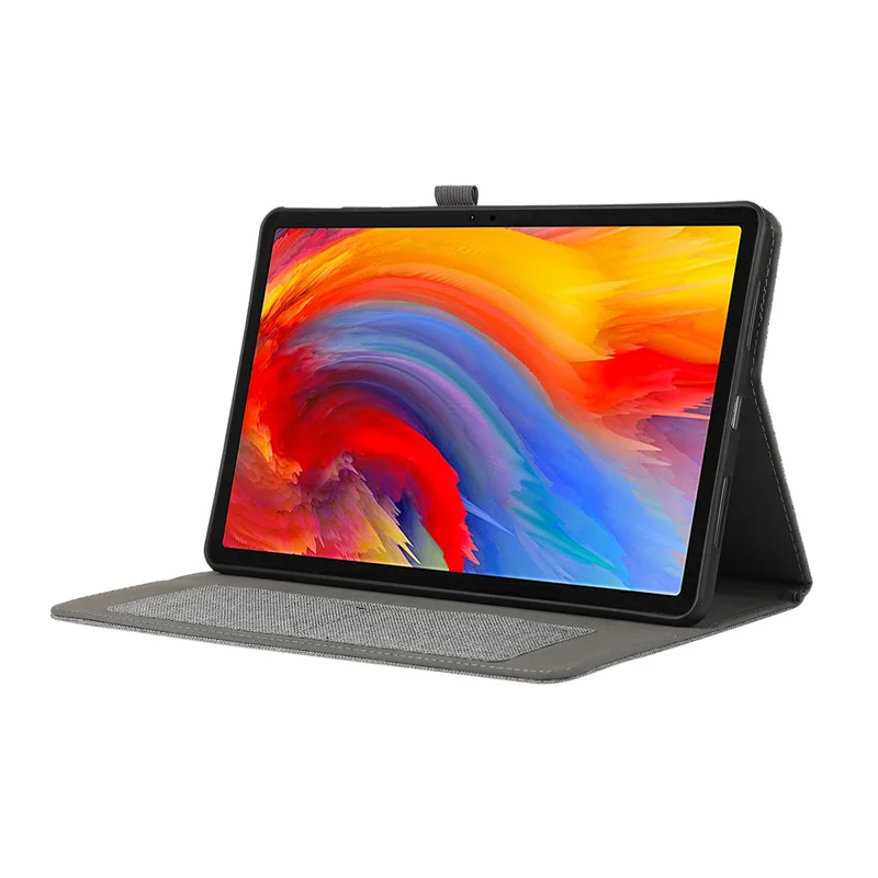 Soft Fabric Flip Stand Case for Lenovo Idea Tab 11 Tablet