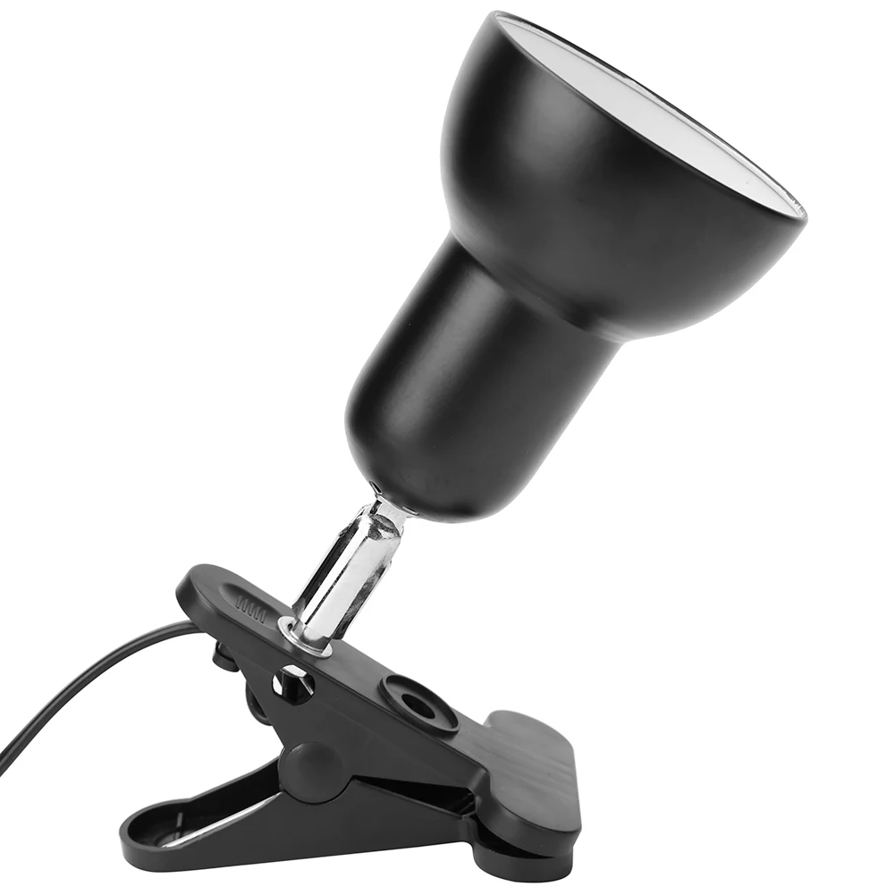 Clamp Lamp Holder 360 Degrees Rotate Heating Turtle Lizards Reptile Basking Clip Light Base Lighting Sockets