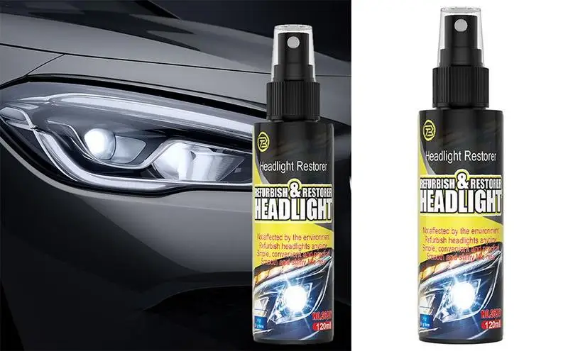 

Automotive Headlight Restoration Fluid Car Versatile Restoration Spray Auto Headlight Restore Liquid Headlight Restoration Spray