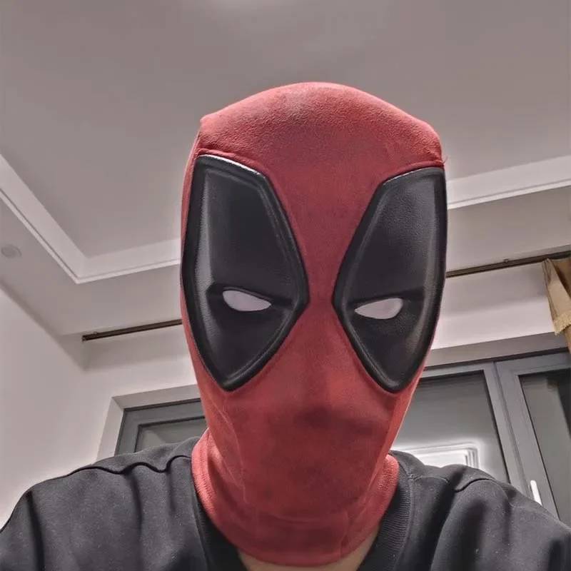 Deadpool Kostüm Cosplay Maske mit Siebdruck Stoff