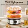 11L Large Capacity Electric Kitchen Food Egg Steamer, Automatic Thermal Smart Corn Bread Boiler, Breakfast Cooking Machine 푸드워머 4