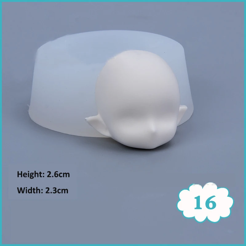 Clay Molds Crafts 3D Silicone Face Body Mold For Air Dry Clay Molding