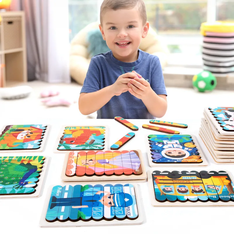 DiscoverySet | 3 Bündel 3d Montessori-Puzzle