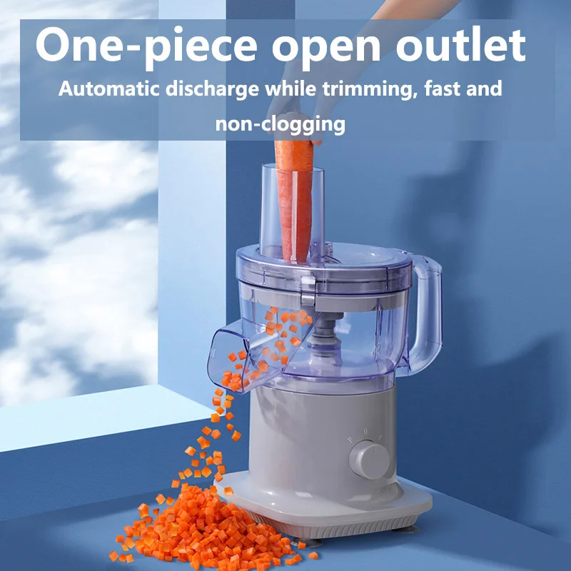 Electric Dicing Machine Fruit Vegetable Cube Cutting Machine Potato Onion Carrot Slicer Diced Shredded Multifunction Chips Dicer
