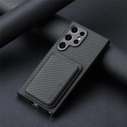 Magnetic Wallet Phone Case with Card Holder - Premium Protection & Convenience for Galaxy S26 (Black)