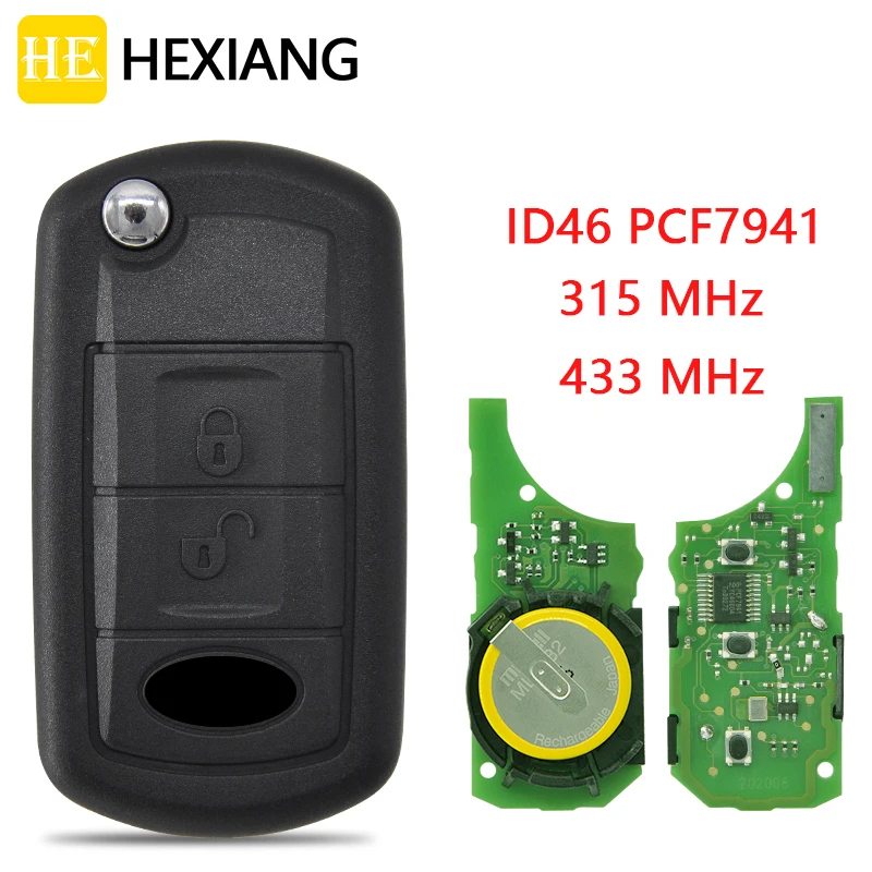 HE Xiang Car Remote Control Key For Land Rover Discovery 3 Range Rover Sport FCCID:NT8-15K6014CFFTXA 433.92 ASK ID46 Smart Key