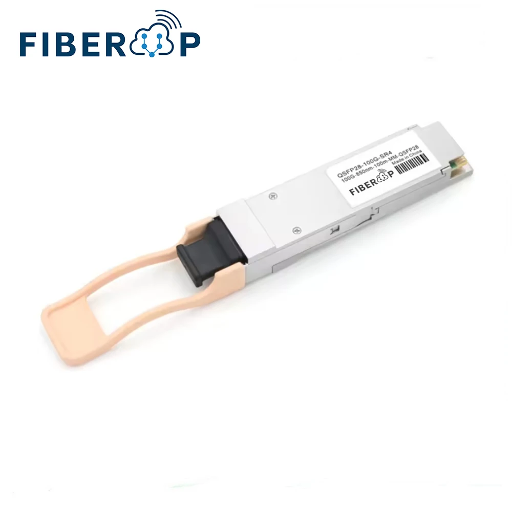 FIBERUP(2 pieces packed) FBU-QSFP100G-SR4 100G QSFP28 SR4 850nm 100m MPO/MTP optical transceiver module
