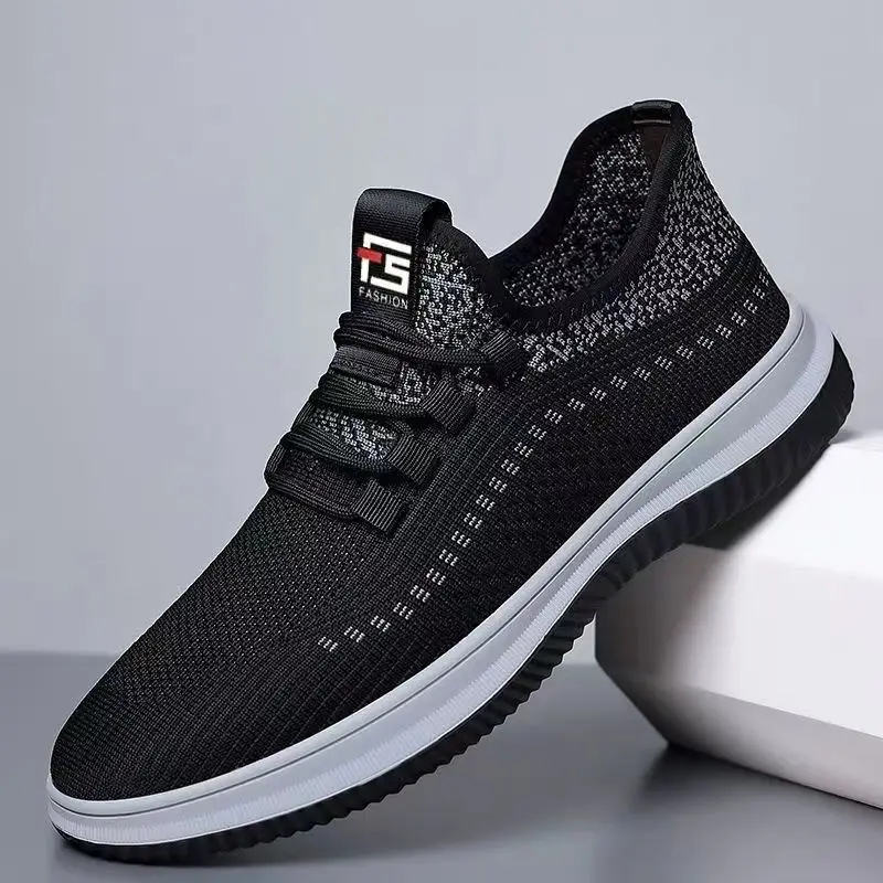 2023 Spring and Summer New Rubber Soft Sole Men's Shoes Breathable Casual Men's Shoes Comfortable All-match Men's Shoes 5