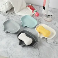 1pcs Silicone soap box soap holder, shower, bathroom, kitchen, bathtub self draining soap tray, bathroom accessories 1