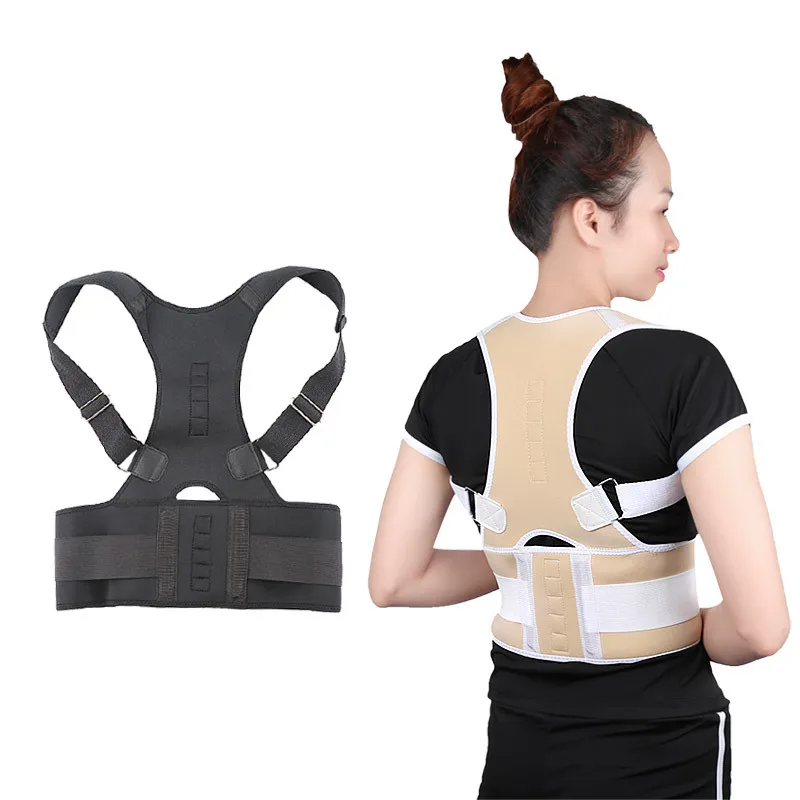 

Adult Magnetic Therapy Corset Shoulder Back Lumbar Posture Corrector Bandage Spine Support Belt Back Support Posture Correct