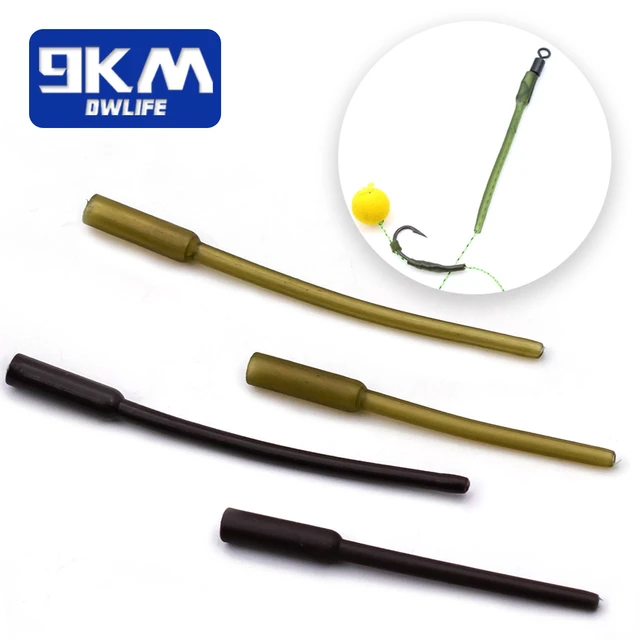 Carp Fishing Terminal Connect Tapered Anti Tangle Sleeves Replacement  Freshwater Fishing Rubber Tube Line Aligner Fishing Tackle