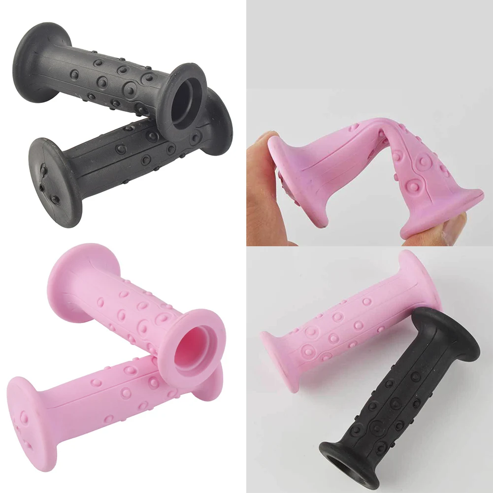 

1 Pair Children Bike Soft Handlebars Grip/ Rubber Handle Cove Bicycle Replacement Accessery For Children Bicycles19mm Handlebar