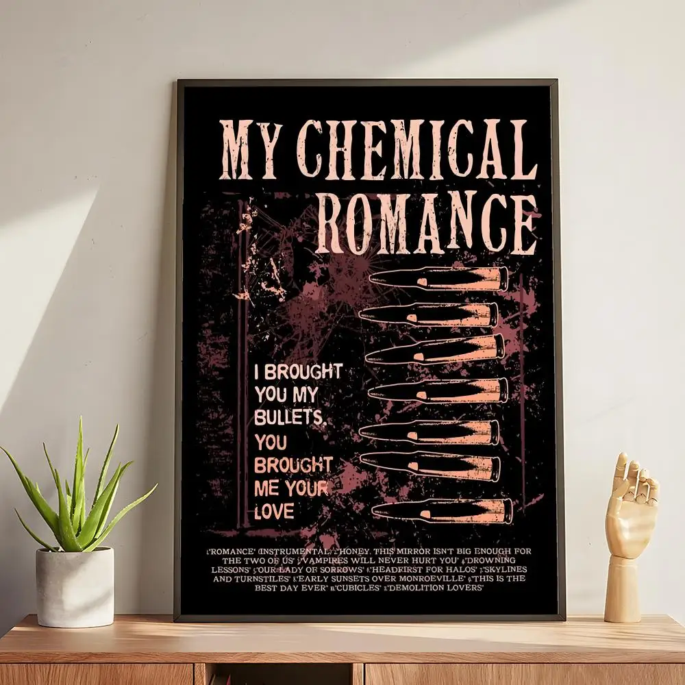 M-My C-Chemical R-Romance Poster, moderne und elegante Wandaufkleber für Heimdekoration, Wohnzimmer, Schlafsaal, Wandkunst – Detail 12