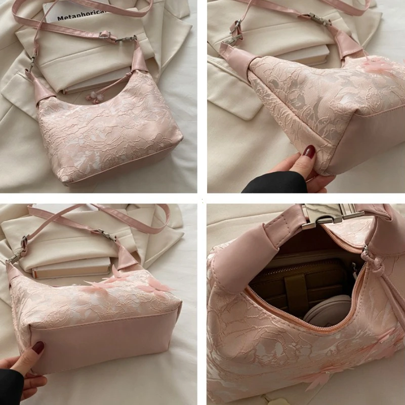 New Chinese Style Fine Embroidery Ladies Handbags 2026 Summer Fashion Shoulder Bag Crossbody Daily Party Tote Handbag For Women