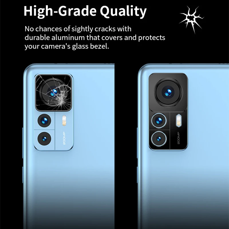 Aluminum Alloy Rear Camera Lens Cover Case & Protector Ring