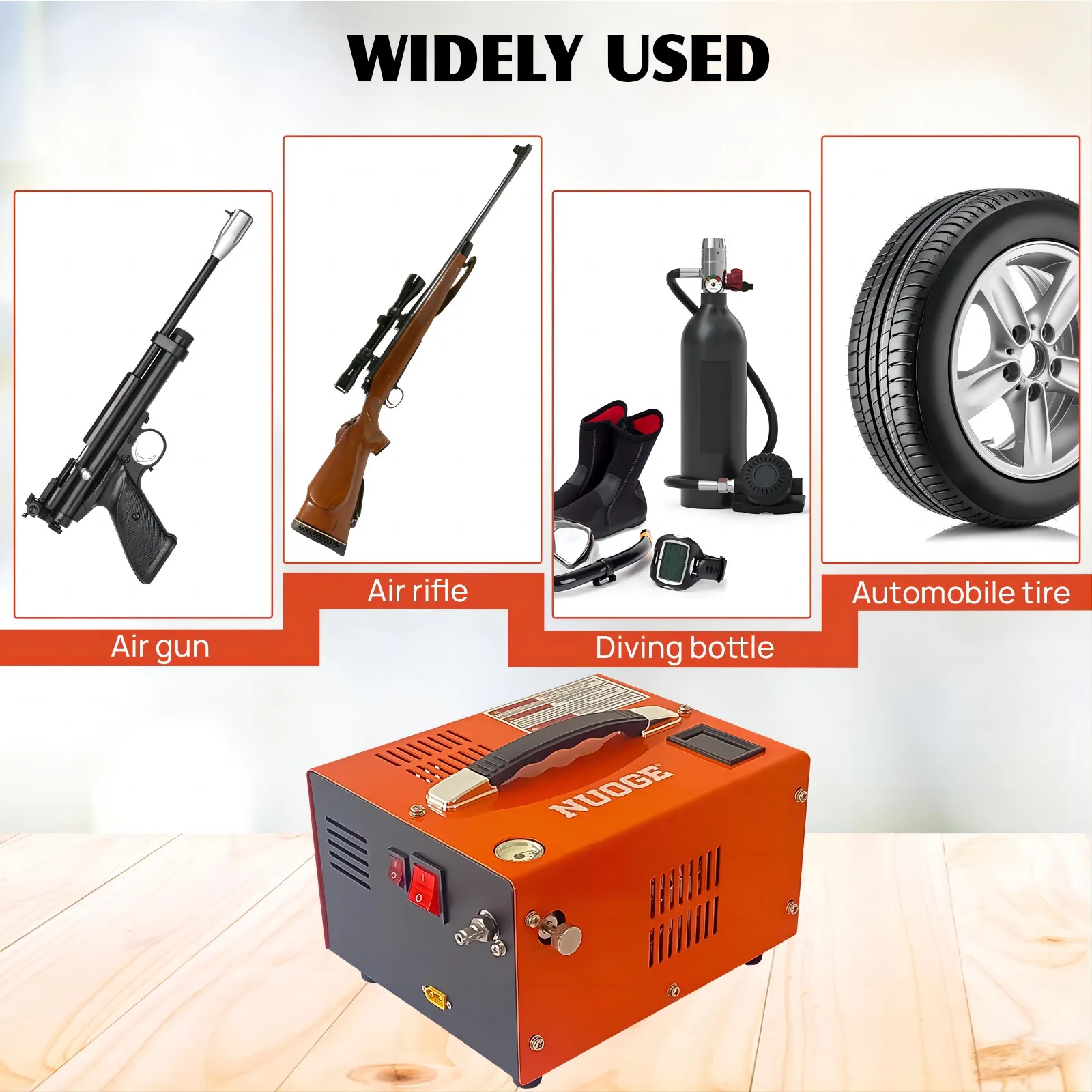 Рисунок 4 - Пневматический компрессор NUOGE 110 В/220 В