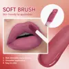 5 Pcs Chocolate Lip Matte Glaze Lipstick Moisturizing Lip Gloss Waterproof Lip Glaze Set Mist  Matte Lip Matte 5