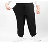 Summer and Winter Men's Large pants Bamboo fiber plus size 16XL 17XL loose stretch casual pants Black Home Big 200kg to 250KG 5